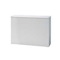 書庫型ハイカウンター　天板ホワイト　　W1200×D450×H900