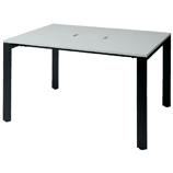 フリースタイルテーブル　天板ホワイト　　W1200×D1200×H720