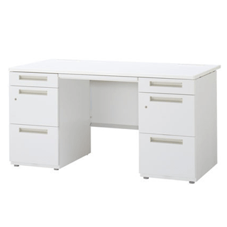 イナバ DuENA両袖机　A4-3段・A4-3段 W1400×D700×H720